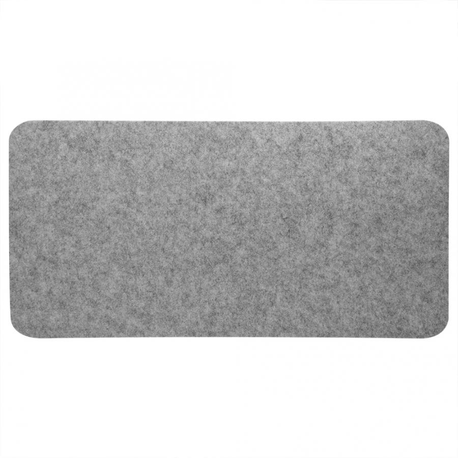 68 x 33cm pöytäalusta huovat pöytä hiirimatto kotitoimisto pöytä kannettavan tietokoneen matto antistaattinen tietokone pc tyynyt hiirimatto: Harmaa