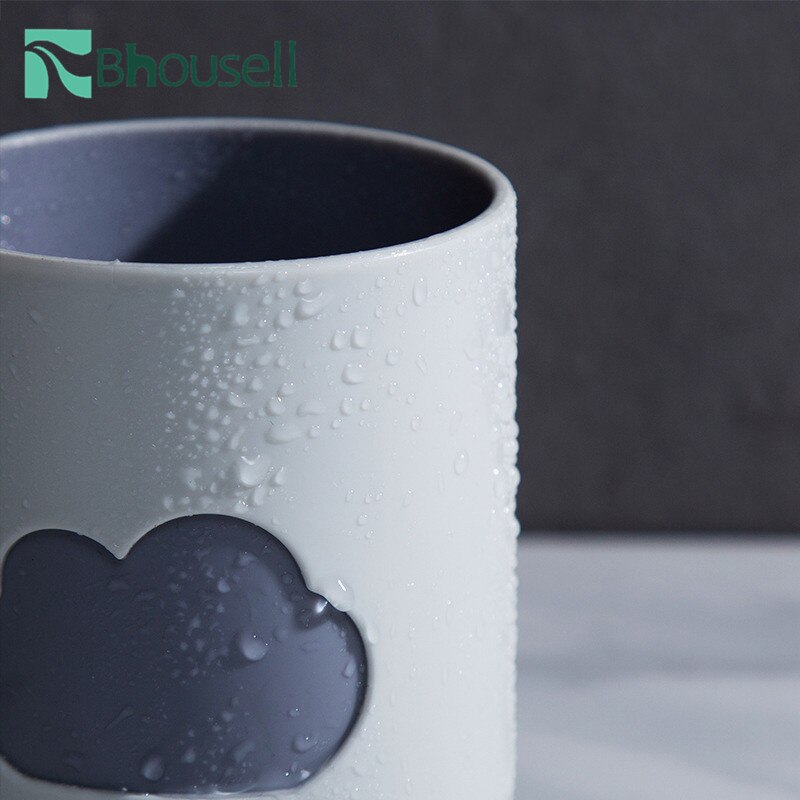 Pesukuppi kotitalous pilvi harjauskuppi söpöpiirros hammasharja-/juomakupit suukuppi hammasharjakuppi kylpyhuonetarvikkeet