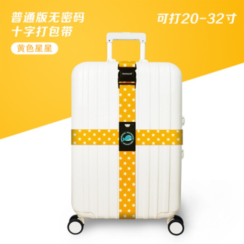 Bagagerem krydsbælte pakning justerbar rejse kuffert med nylon kuffert med rejsetilbehør: 05