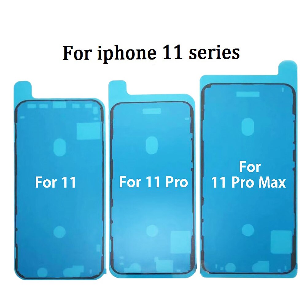 50pcs Waterproof Phone Sticker For iPhone 7 6s 8 Plus X XS MAX XR 11 11Pro Max Sticker LCD Screen Tape Adhesive Glue Tape Repair