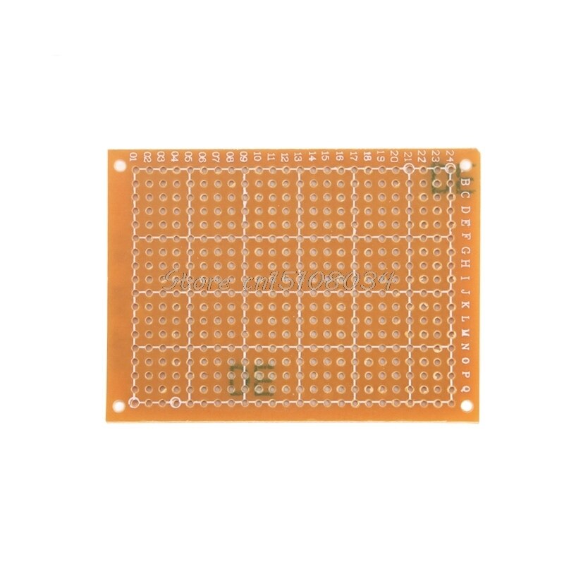 5 pièces 5*7CM simple face Prototype Circuit imprimé Veroboard Stripboard bricolage PCB G08 et directe