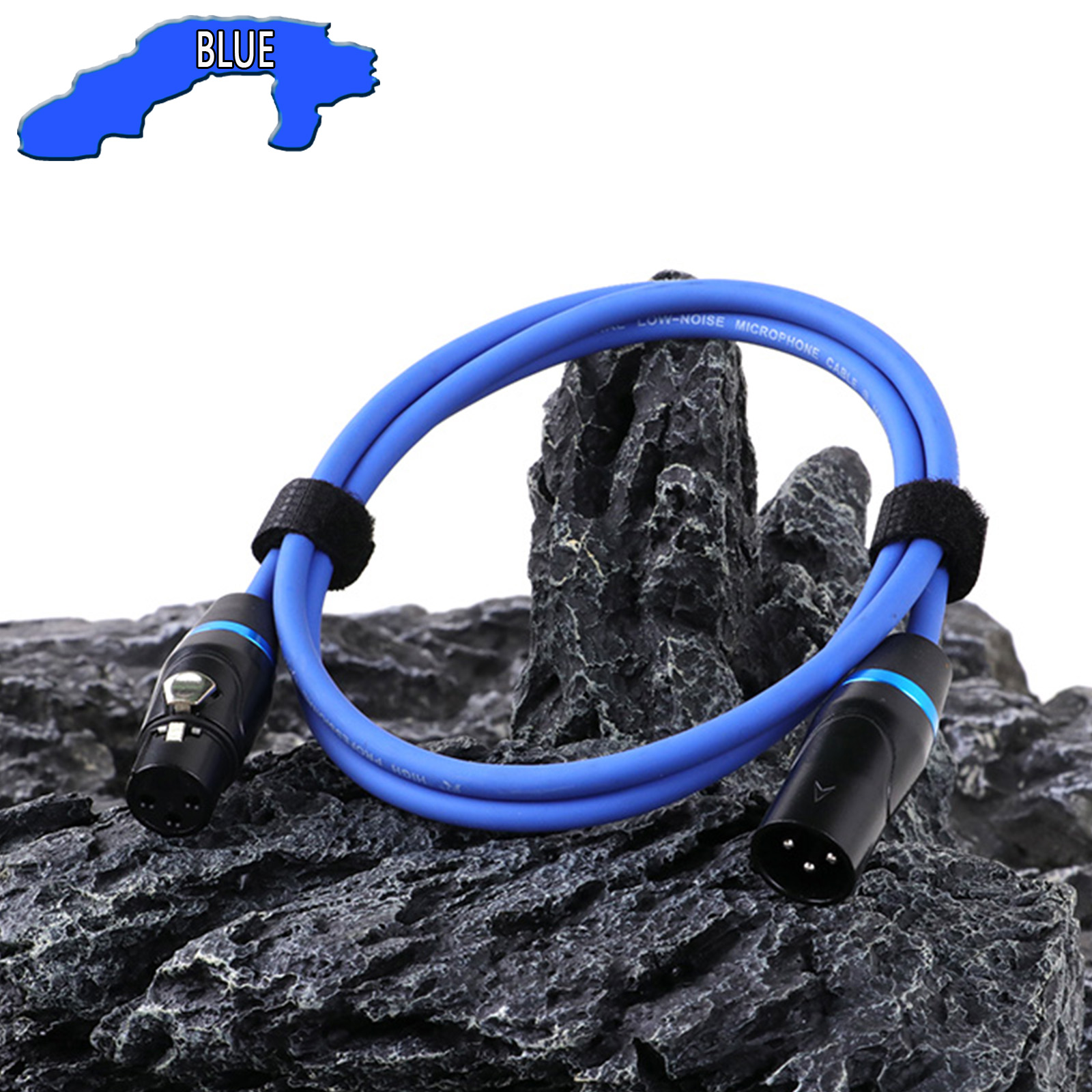 Przedłużacz XLR, kabel mikrofonowy 3-pinowy męski na żeński M/F OFC Audio Ekranowana linia do wzmacniacza Głośnik Podcast Studio nagrywania: Czerwony / > 100m