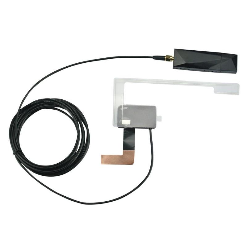 DAB002 DAB+ Antenna with USB Adapter Receiver for Android Car Stereo Player SMA DAB Receiver Box Auto Radio Aerial Antenna Cabl