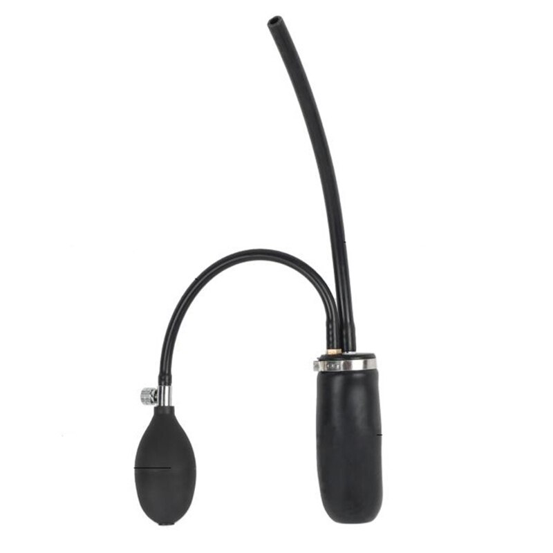 Universal Easy Intake Adapter w/ Sealing Expandable Bladder Smoke Leak Detector for 12V Vehicle Diagnostic Tester N0HF