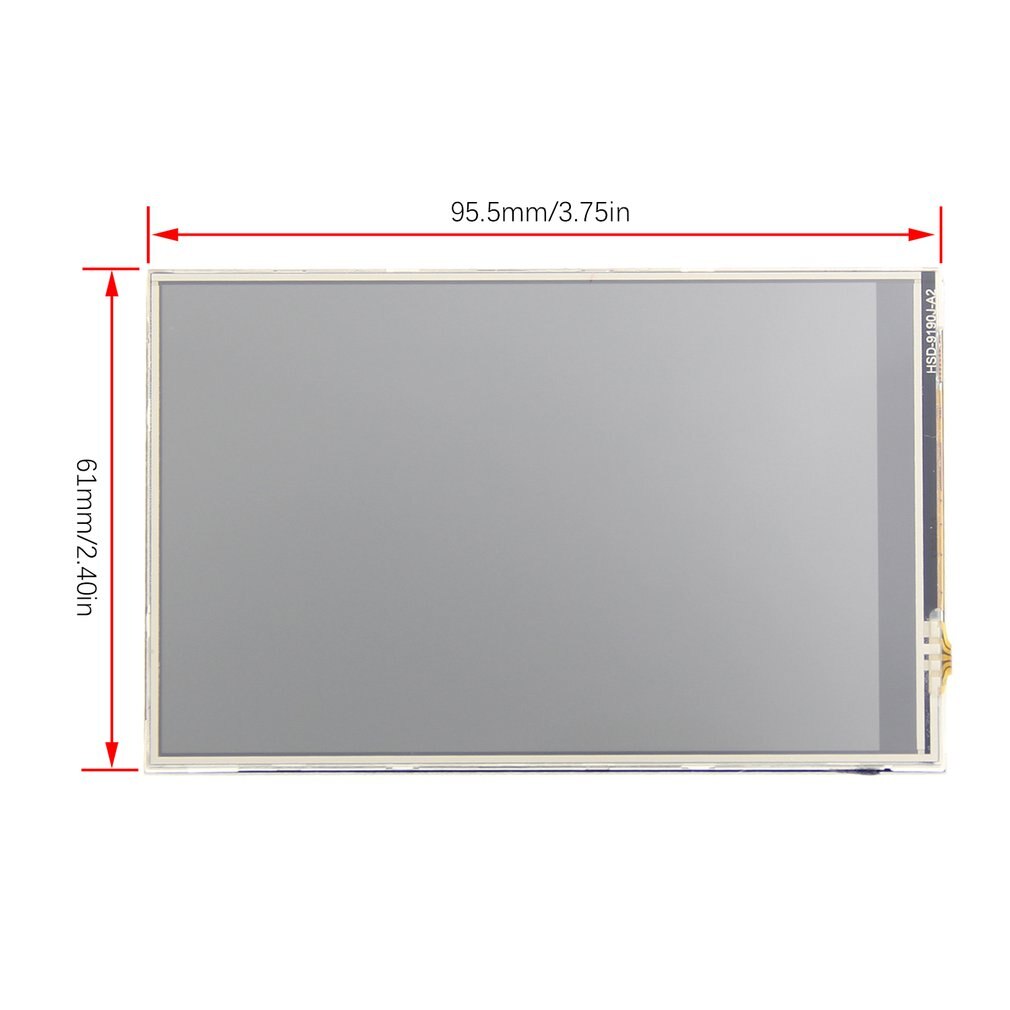 Touch Screen Spi 800X480 4 Inch Display Module 800*480 Ips Touchscreen Voor Raspberry Pi 4 Model B 3B +/3B/2B/B +