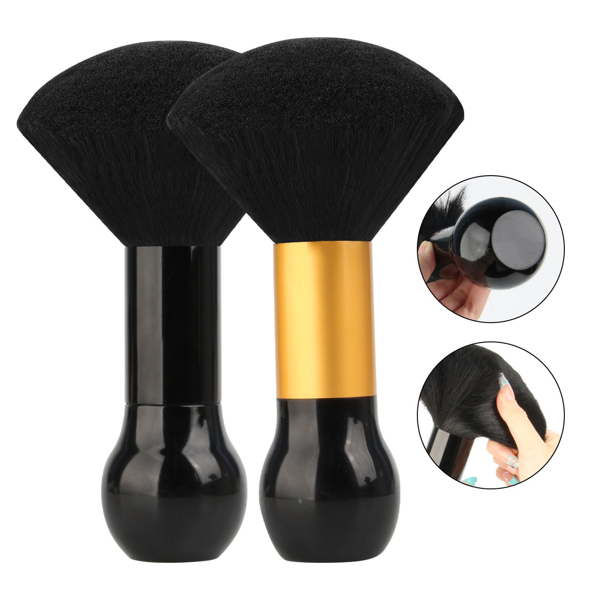 Cepillo de peluquería suave para salón, barbería, uso doméstico, herramienta de corte de pelo de limpieza especial, cepillo de pelo para barbería