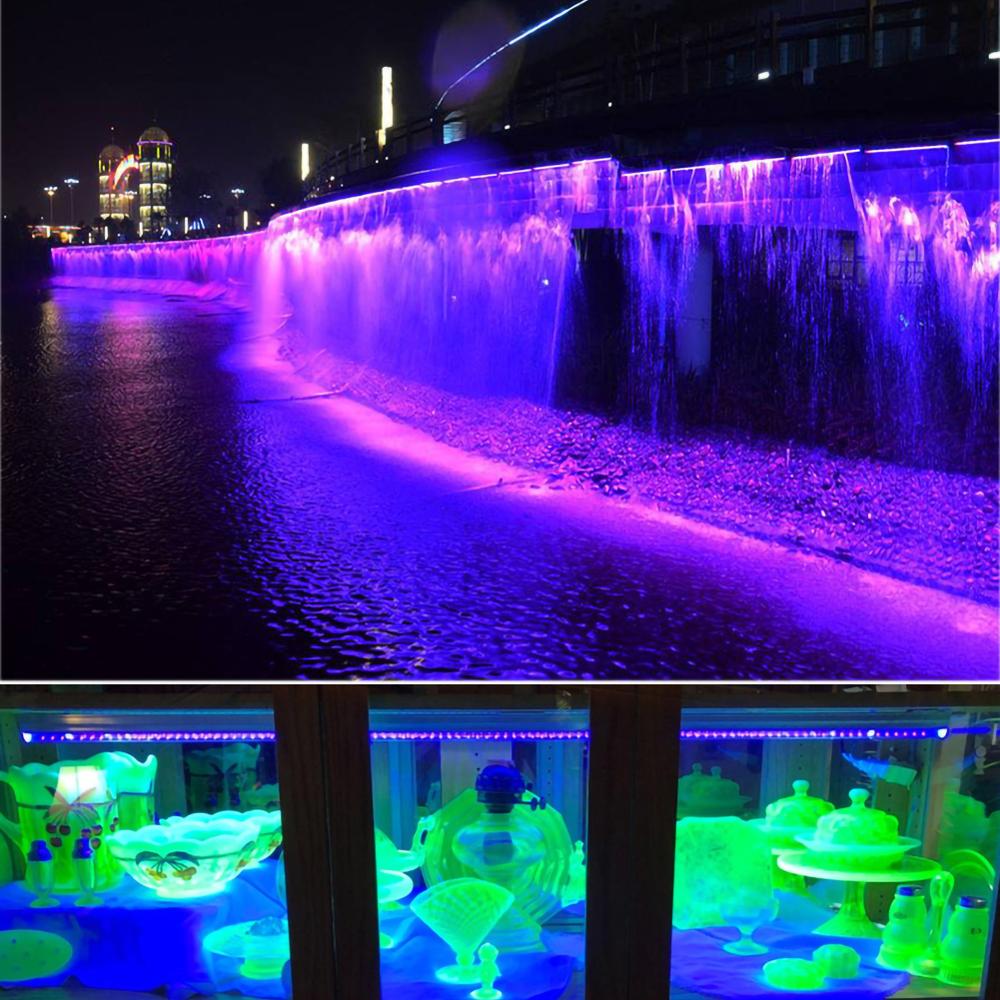 UV LED Black light bar 40 LED Integrated Bulb Black Light Portable 32cm Black UV Light Bar LED Strip Lights Party Club DJ