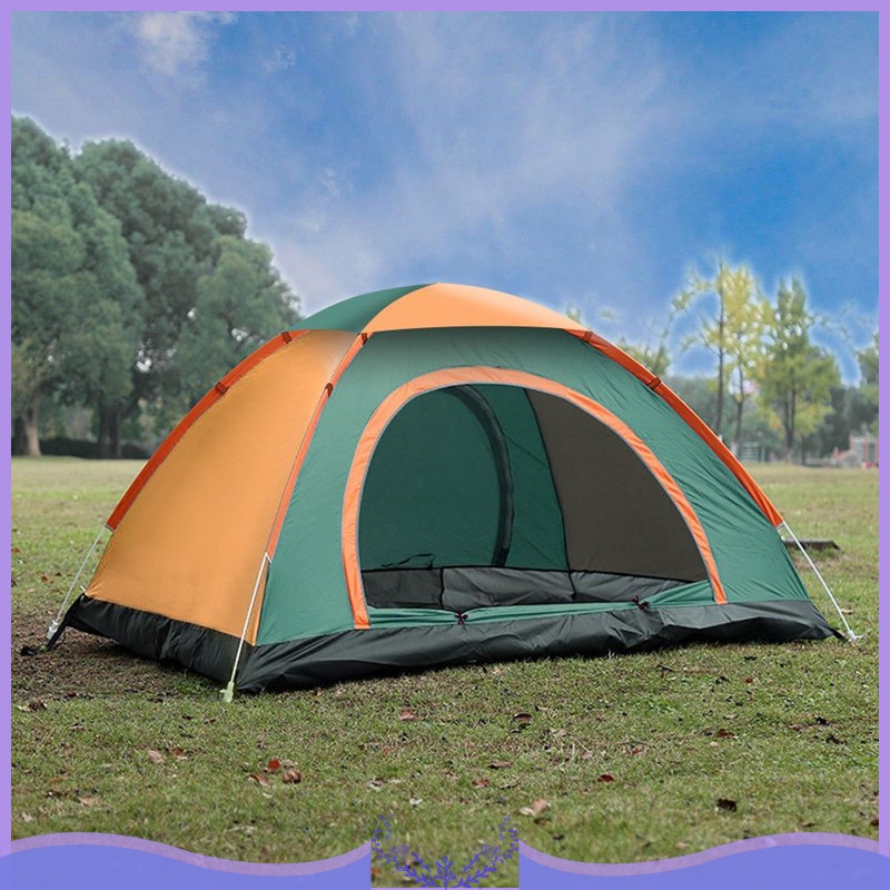 Outdoor Camping Vouwen Automatische Tent Pop Up Dome Waterdichte Backpacken Tenten 3-4 Persoon Vissen Anti UV Strand Tent onderdak