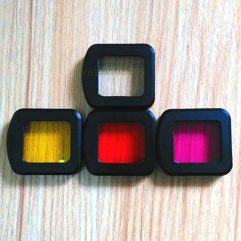 ¡Novedad! Funda SJCAM SJ7 filtro CPL de UV resistente al agua, funda protectora para lente, carcasa para buceo UV rojo, funda para Sj7 Star Action, accesorios para cámara: filter 3PCS-UV 1PCS