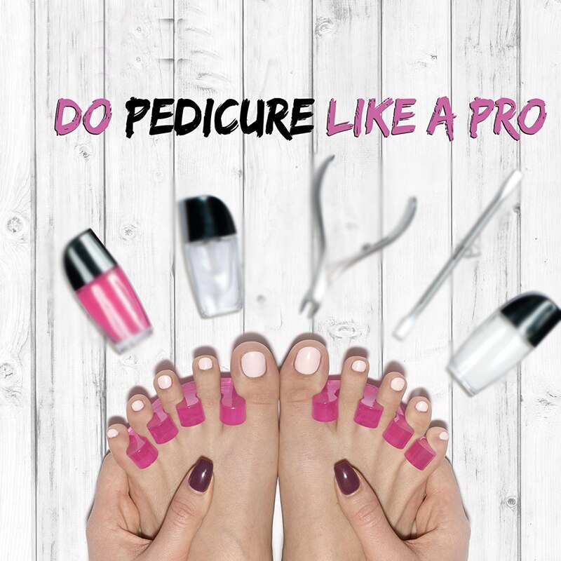 1Pair BYEPAIN Happy Toes Gel Toe Separators Stretchers and Straighteners for Foot Pain &amp; Bunion Relief, Hammer Toes and More