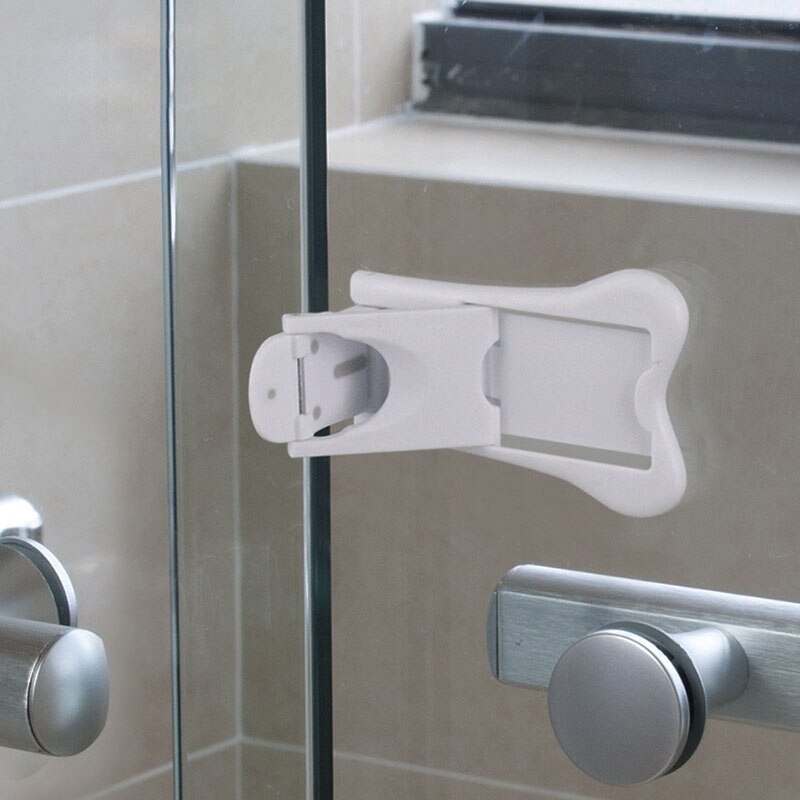 Tope deslizante para bebé, cerradura de ventana de protección para puerta abierta, cerradura de cajón de seguridad para niños, cerradura de ventana móvil, 2 uds.