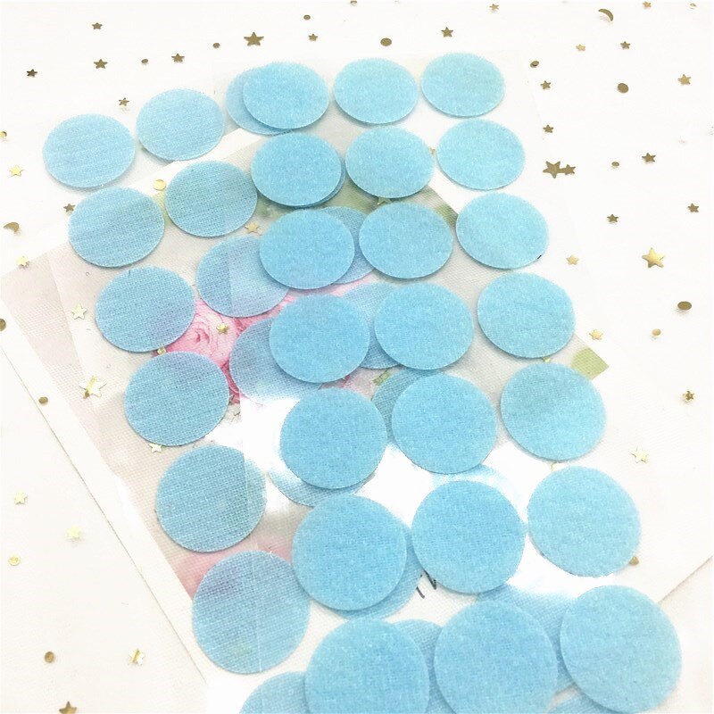 30mm 10mm colorido redondo adesivo auto adesivo prendedor fita ganchos e laços forte cola fita diy dot adesivo disco de náilon