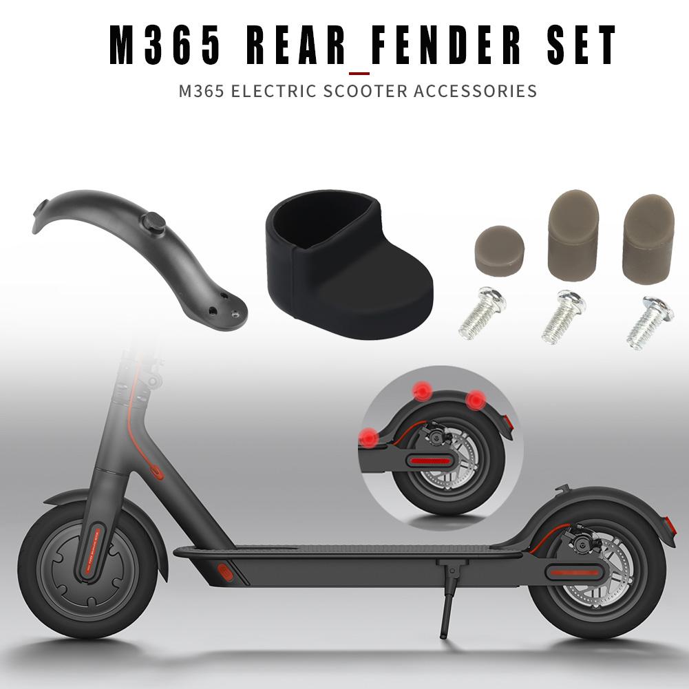 M365 Electric Scooter Back Mudguard Rear Tire Splash Fender Guard Set ABS+PC Material Electric Scooter Accessories