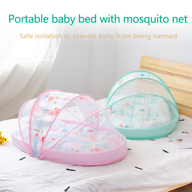 Draagbare Opvouwbare Multifunctionb Muskietennetten Voor Zuigelingen Baby Crib Verrekening Baby Bed Muskietennetten