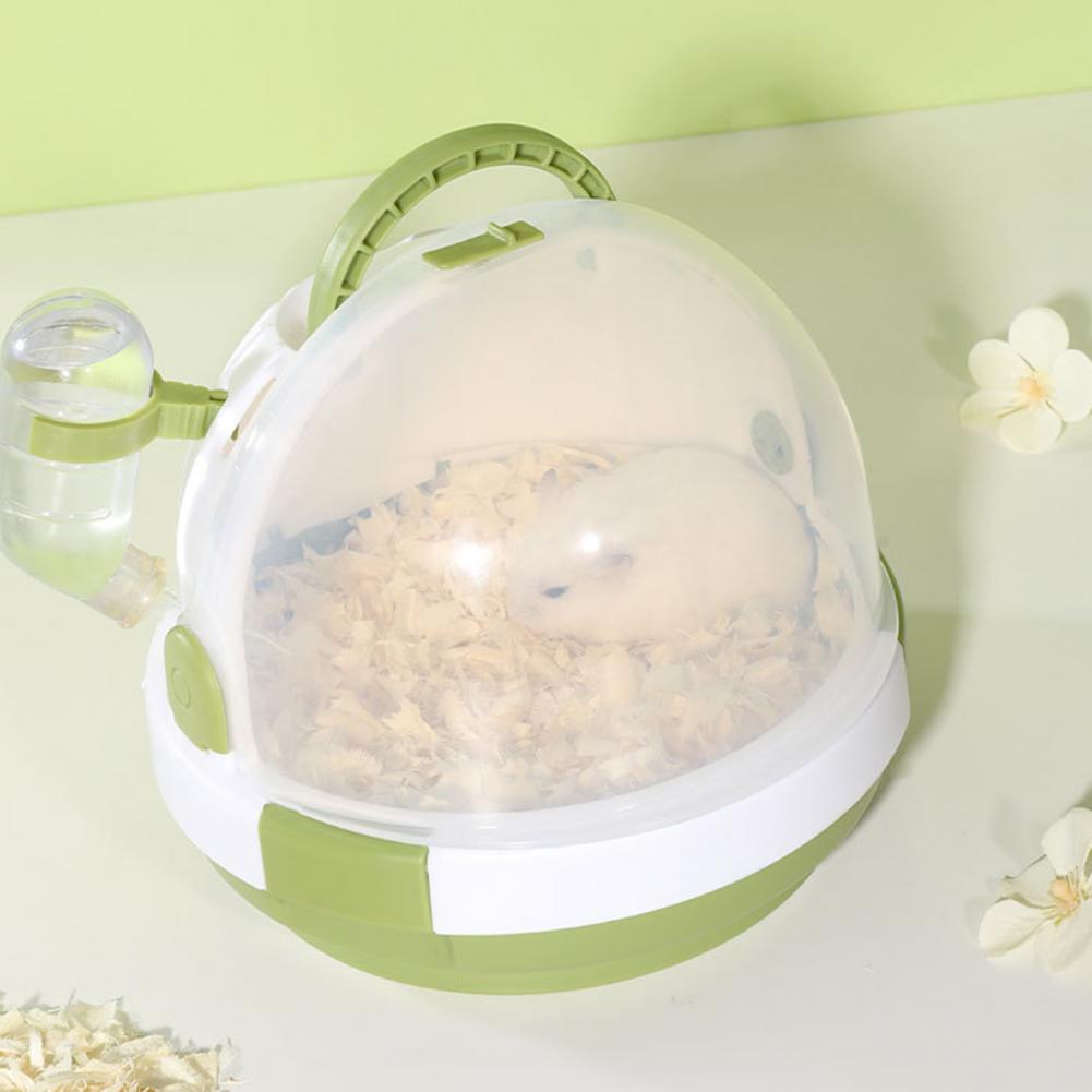 Hamster Travel Cage Space-saving Keep Warm Universal Small Animals Guinea Pig House Travel Cage