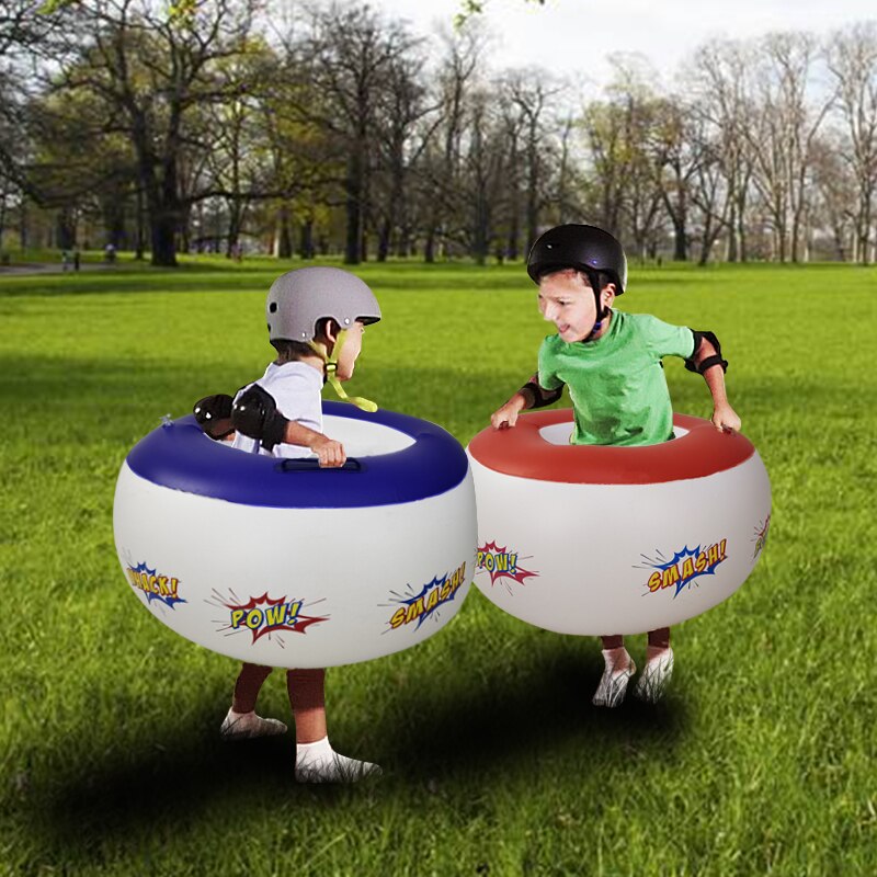 2 Stuks/set Opblaasbare Body Emmer Bumper Bal Kinderen Kids Sumo Bopper Sensorische Training Outdoor Sport Speelgoed
