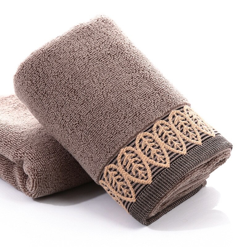 Puur Katoenen Handdoek 32 Strand Katoenen Garen Blad Borduurwerk Handdoek Katoenen Gezicht Wassen Handdoek Handdoek Gezicht Handdoek Handdoek: B