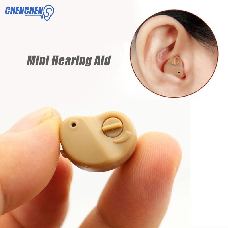 Mini usynligt høreapparat komplet i øret bærbar lydforstærker digital justerbar høreapparat ørepleje