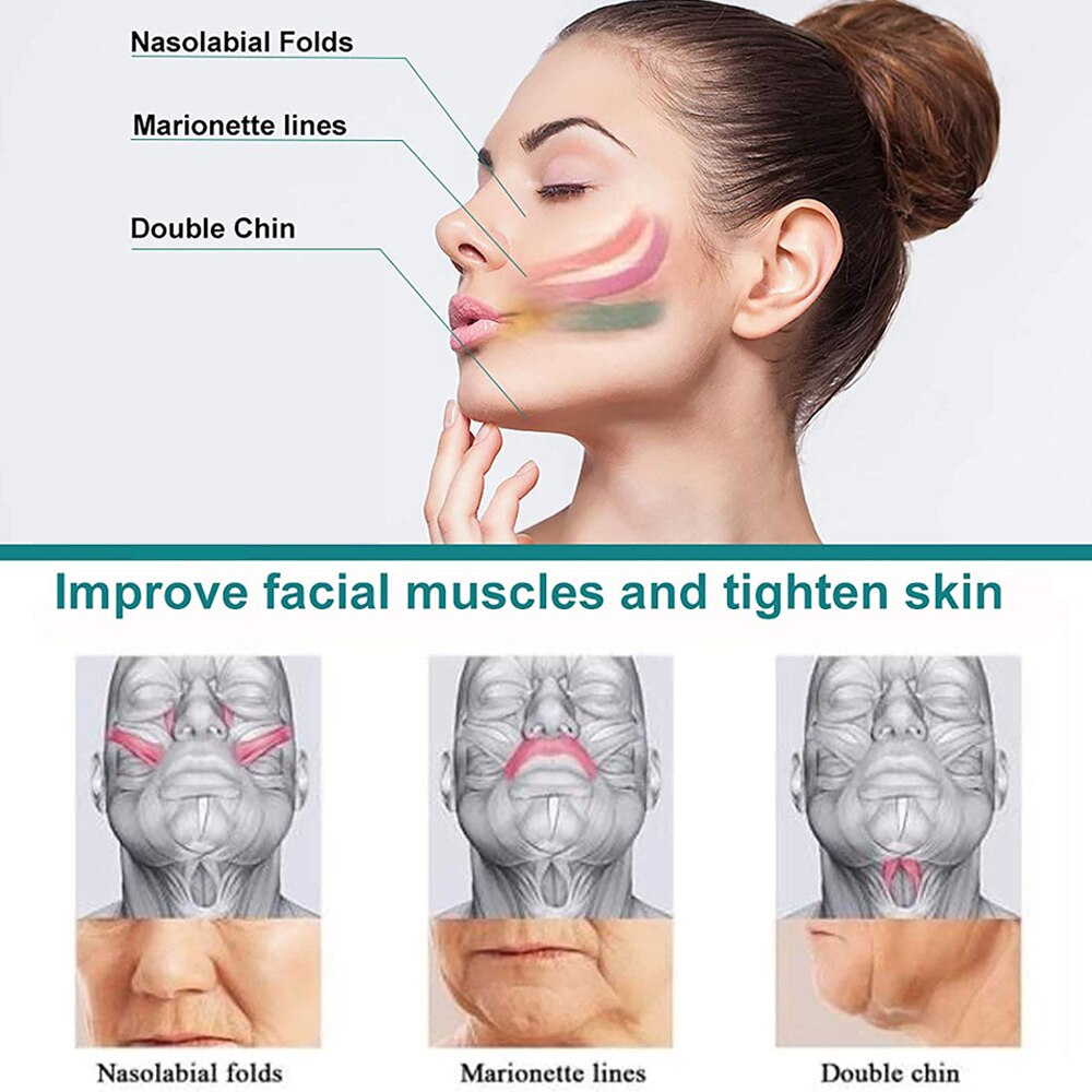Jaw Exerciser Chew Ball Facial Jawline Trainer Masseter Training Fitness Ball Toning Jawrsize Bite Exercise for Neck Face