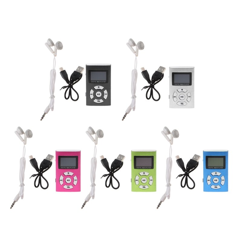 MX-808 Mini USB Aluminium LCD Bildschirm 32GB Mikro SD TF Karte Digitale Musik MP3 Spieler