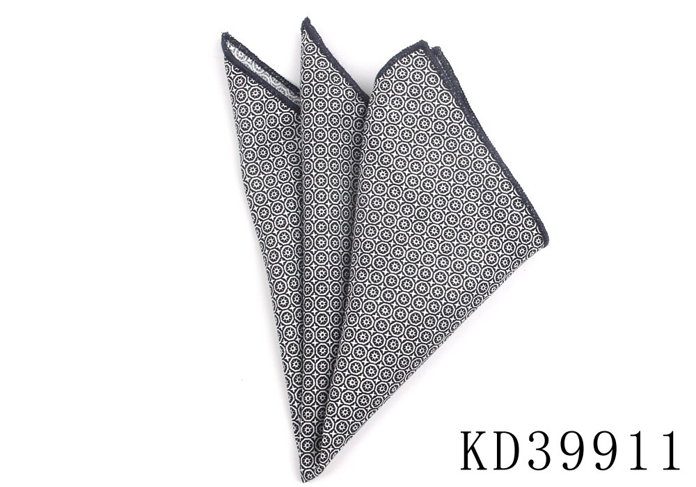 Costumes poche carré pour hommes femmes poitrine serviette Hanky messieurs Hankies hommes costume mouchoir géométrique coton poche serviette: KD39911