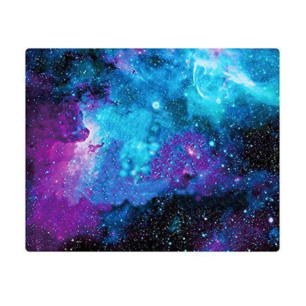 22X18 Cm Sterrenhemel Muismat Anti-Slip Zachte Rubberen Gaming Mousepad Home Office Desktop Muizen Mat computer Muismat