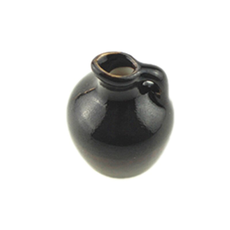 Handgemaakte Poppenhuis Miniatuur Vintage porselein bloempot vaas jar 1:12 schaal