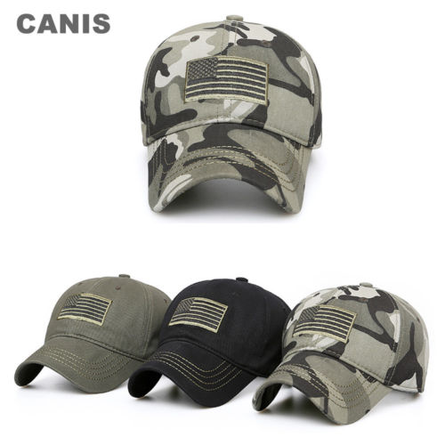 Unisex mænds kvinders baseballkat hat hip-hop justerbar dreng afslappet sport hætter hær camo hatte