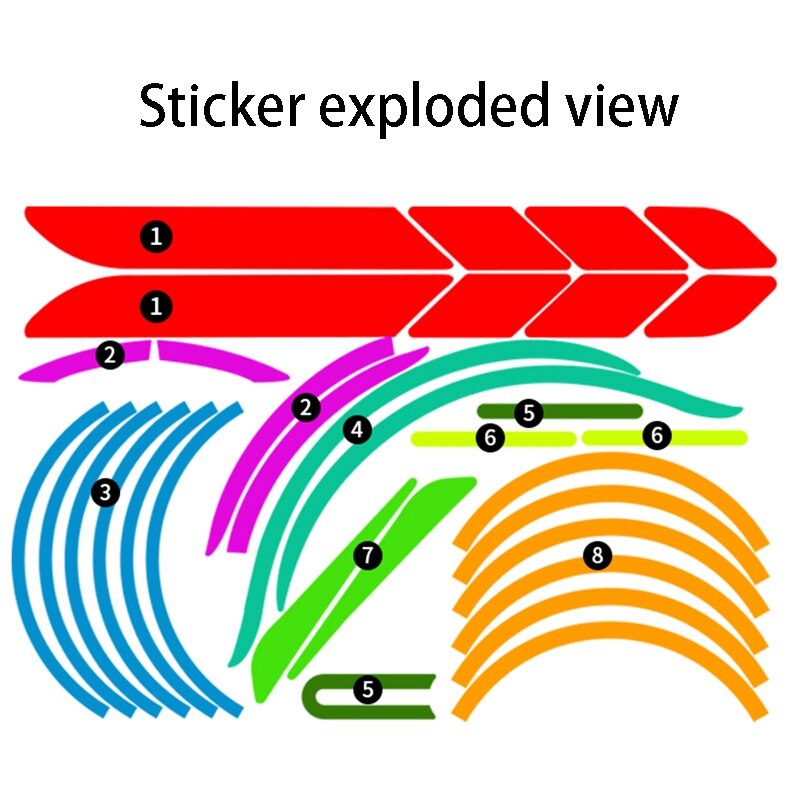 1 Set Reflecterende Stickers Scooter Volledige Set Stickers Voor Ninebot Max G30 Kickscooter Opvouwbare Stickers