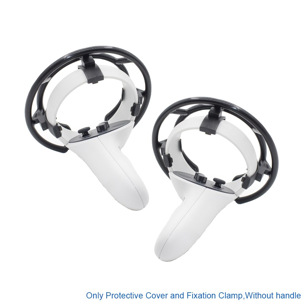 2in1 Touch Controller Grip Cover & Protective Cages For Oculus Quest 2 VR Glasses Premium Controller Skin Accessries Set