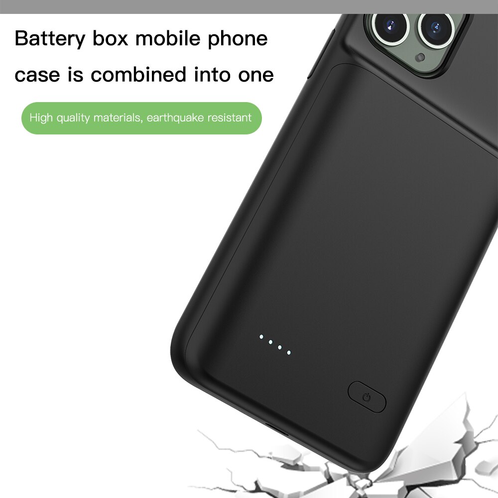 KEYSION-funda de batería para iPhone 11 Pro, 11 Pro Max, cargador de batería con música/sincronización, cargador de batería para iPhone X, Xs, Max, XR