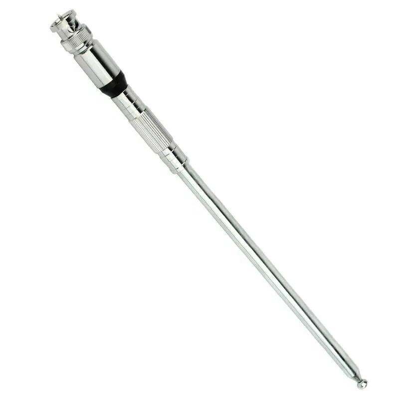 Litake 1150mm VHF Radio TNC/ BNC Antenna Stainless Steel VHF FM Antenna 76-108mhz for FM Radio Transmitter