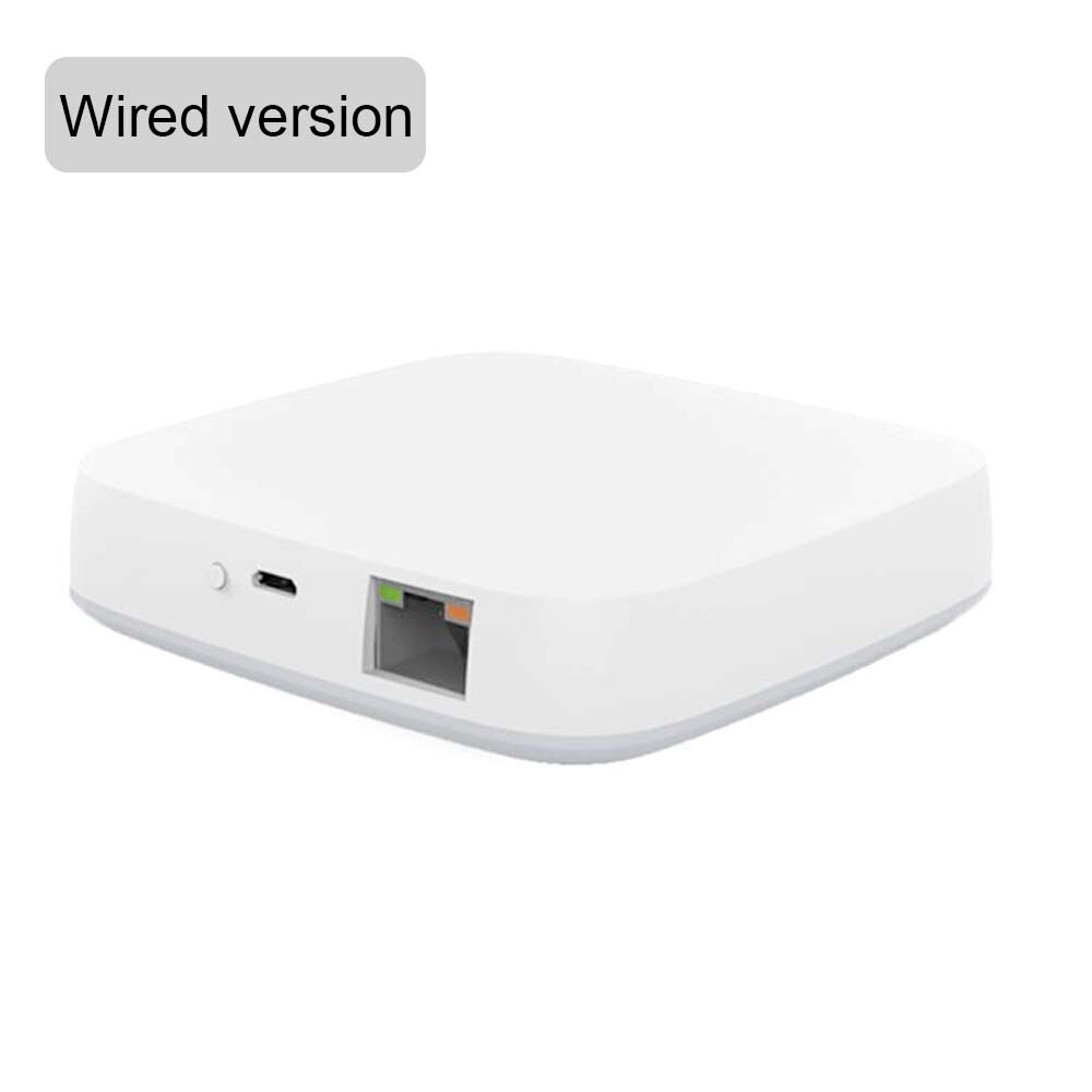 Tuya zigbee smart gateway hub smart home bridge smart life app trådløs fjernbetjening fungerer med alexa google home: Kablet version