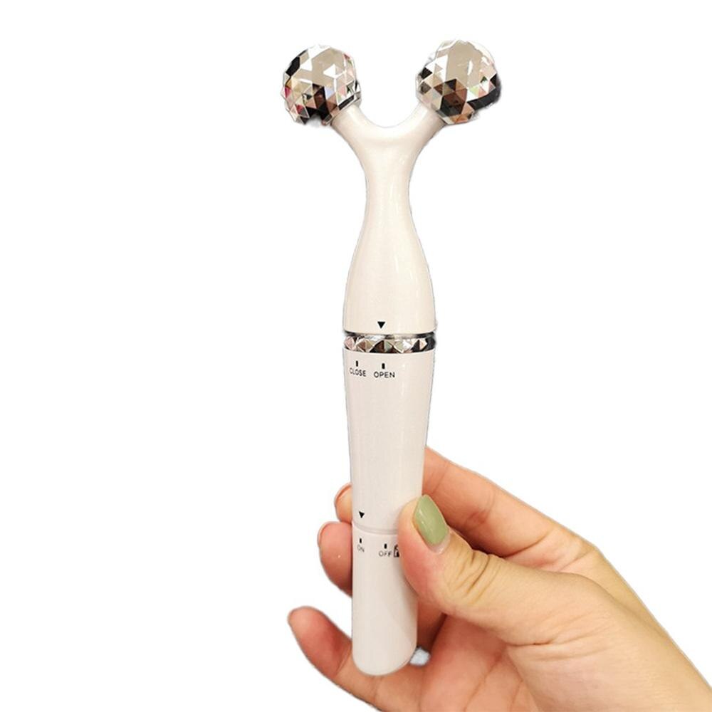 Gezichts-en Oog Rimpel Verwijderen Massager Drie-In-een 3D Elektrische Roller Handig Beauty Instrument