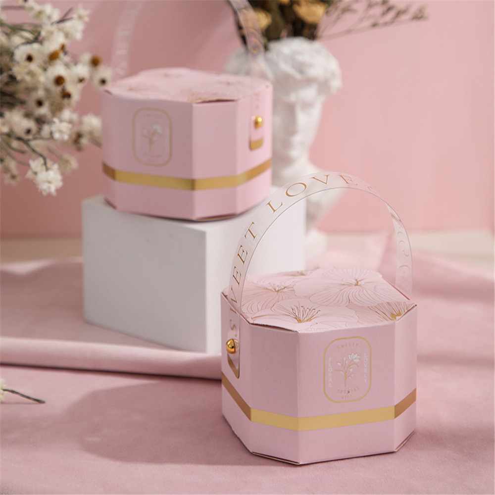 Caja de de dulces para mujer, bolsa de embalaje de papel, decoraciones misteriosas del Día de San Valentín, Pascua, 14 de febrero y Año , nueva