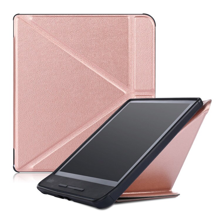 Obudowa stojąca przypadku do Kobo Forma 8 cal czytnik ebooków magnetyczne funkcja automatycznego włączania i wyłączania smart cover + długopis Stylus jako prezent: KST-GOLDEN-pen