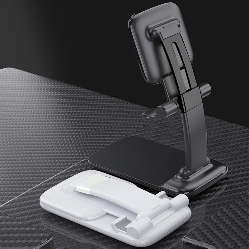 Foldable ABS Desktop Mobile Phone Stand For IPad ForIPhone Smartphone Support Tablet Desk Cell Phone Poetable Holder Bracket