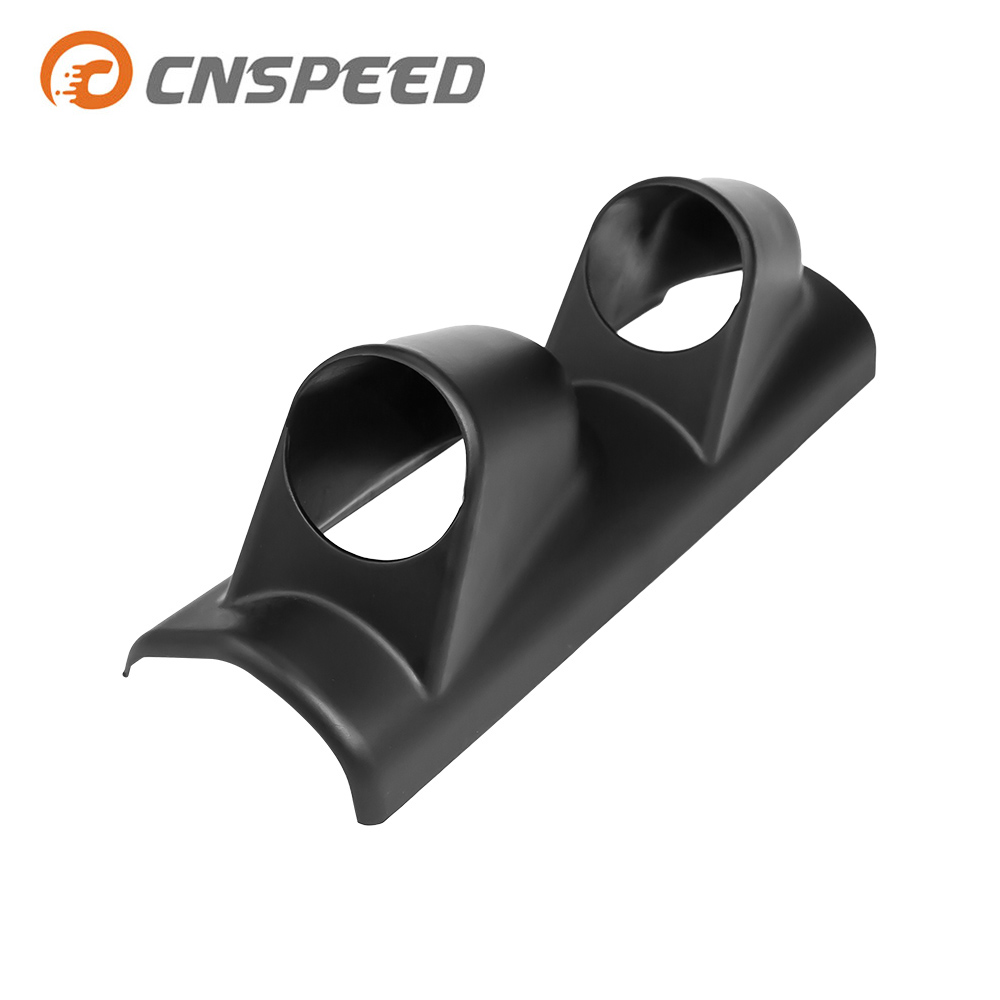 Cnspeed mittari pod 2 " (52mm)  musta pilari pod 2 reikäinen auton mittari pidike pod vasemmalle kuljettajan puolelle/ mittari pilliar  yc100579