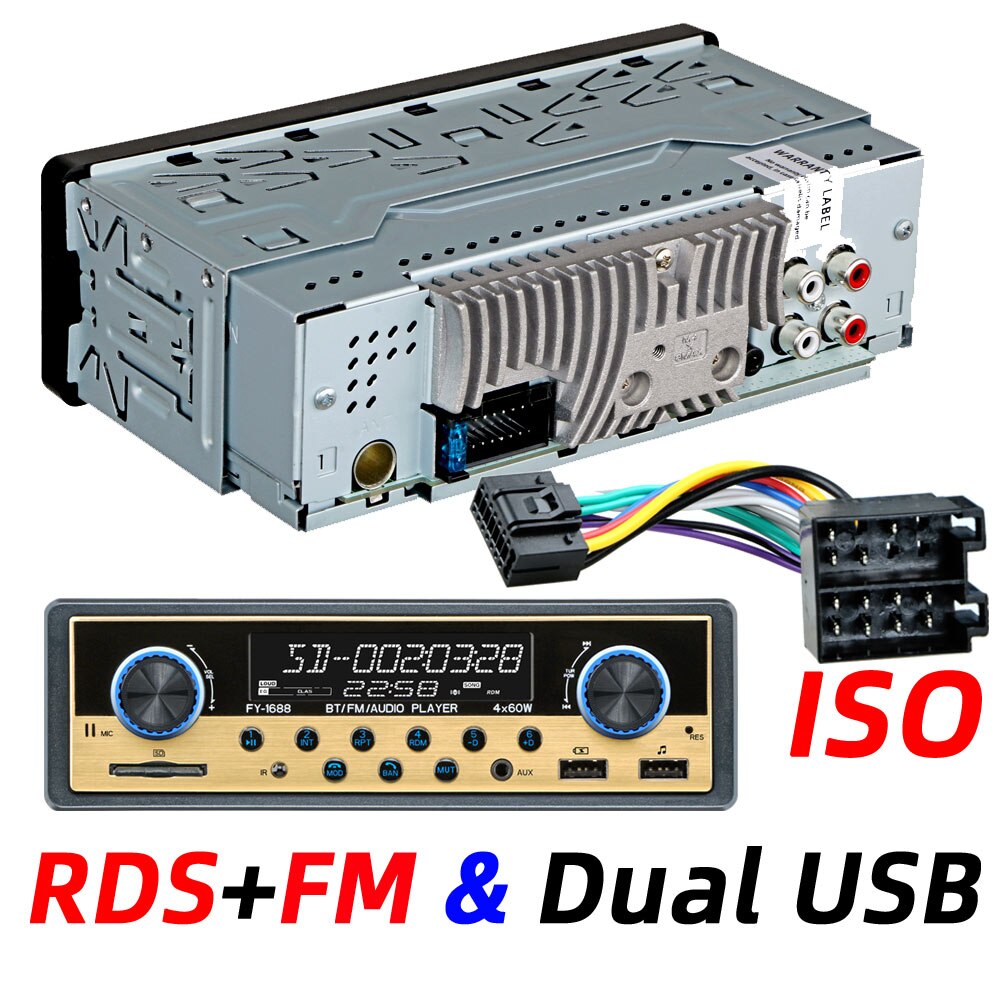 Autoradio 1 Din Auto Radio Coche Bluetooth Stereo Audio Fm Ontvanger Usb Sd Aux Autostereo MP3 Multimedia Speler Auto Elektronica