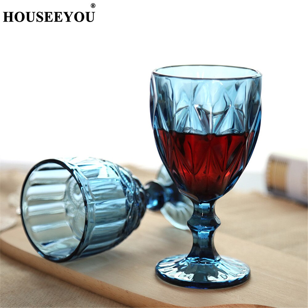 Husdu retro krystal bølget udskåret glas vin kop champagne fløjter bægre drikke cocktail brandy whisky bar værktøjer