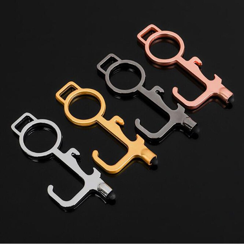 No-Touch Door Opener Elevator Button Contactless Safety Door Opener Door Handle Key Grip Safety Protection Isolation