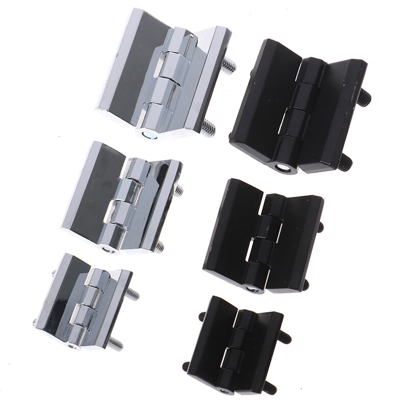 Zinc Alloy Industrial Cabinet Hinge Thickening Electric Power Box Metal Case Door Clamp Hinge With Screw Fixed Hardware