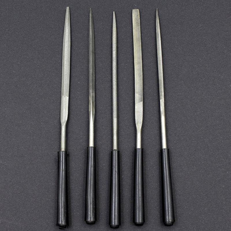 10Pcs/Set Wood File Steel File Rasp140mm Round/Flat/Square/Triangle/Half-round Metal Files For Craft Carving Woodworking Tools