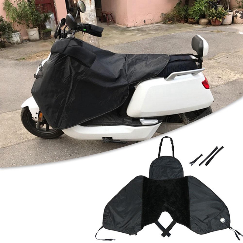 Universel moto Scooter jambe couverture coupe-vent jambe bouclier moto pluie vent froid coupe-vent couverture