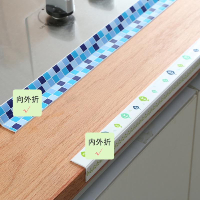 Keuken schimmelwerende pasta gootsteen aanrecht waterdichte stickers zelfklevende badkamer afdichtstrip lijmstrip