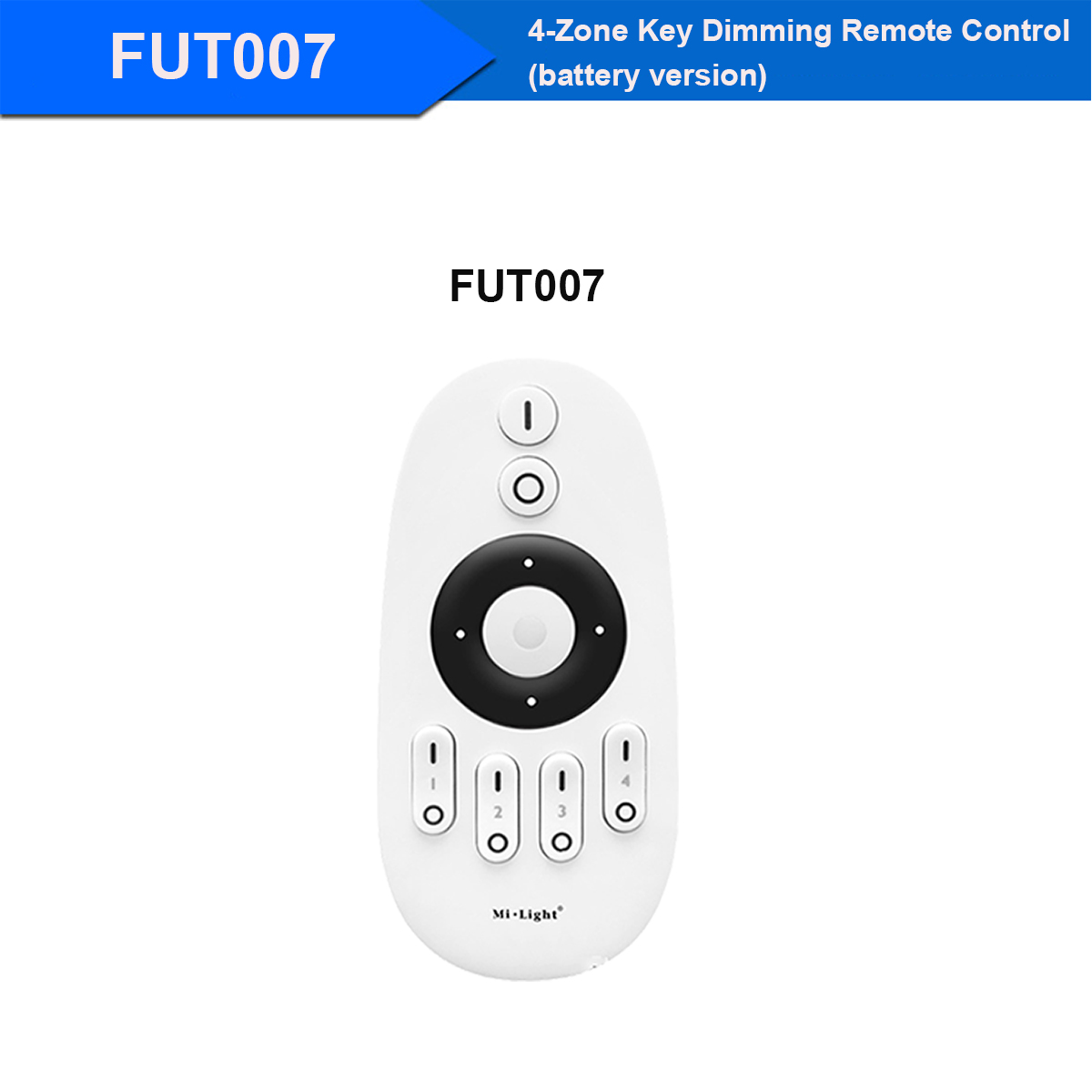 Milight MiBoxer Touch Dimmen Afstandsbediening Led Controller DC12V DC24V 12A PWM Draadloze 2.4G LED Dimmer Controller FUT036 voor 5050 3528: Black