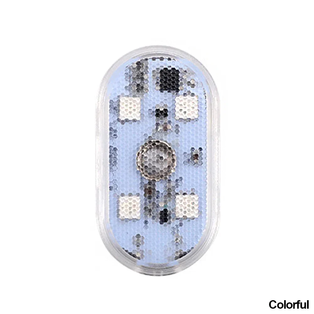 Luci a portato senza fili magnetiche per interni auto Luci a portato per interni per auto Lampada per atmosfera con accento al neon automobilistico ricaricabile tramite USB: giallo