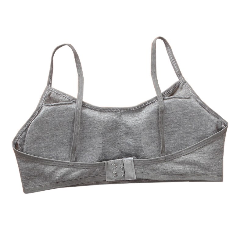 Tiener Meisjes Training Beha Double-Layer Sling Spons Beha Katoen Ademend Teenages Tube Tops Kids Meisjes Ondergoed