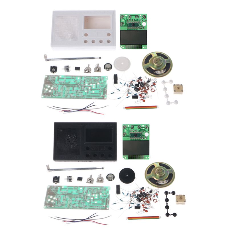 Kit de Radio FM électronique LCD à monter soi-même, Suite éducative électronique, gamme de fréquences 72-108.6MHz