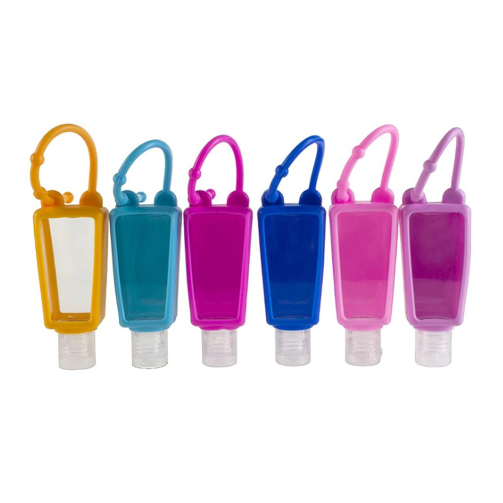 10pcs 30ml Shower Lotion Applicator Gel Portable Non-Washing Disinfection Hand Sanitizer Holder Containers Plastic Bottle